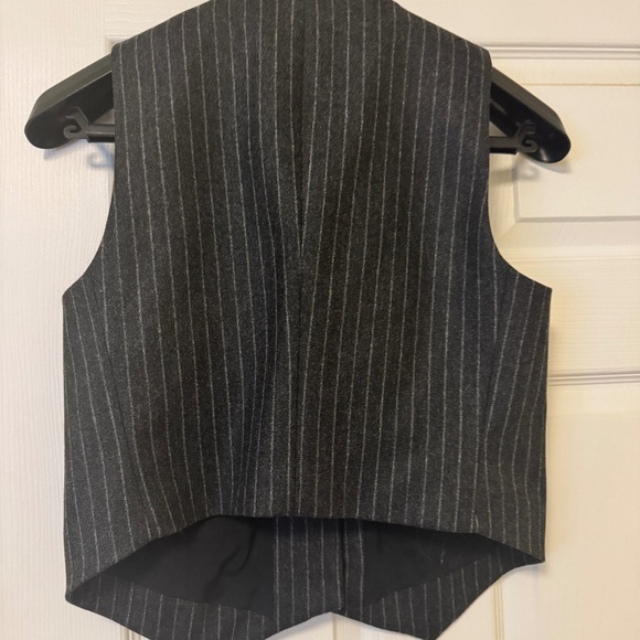 Banana Republic Pinstripe Wool vest size 6 - Picture 6 of 7